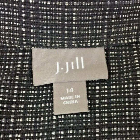 J. Jill Sz Large Wool Blend Tweed Blazer - Picture 5 of 5